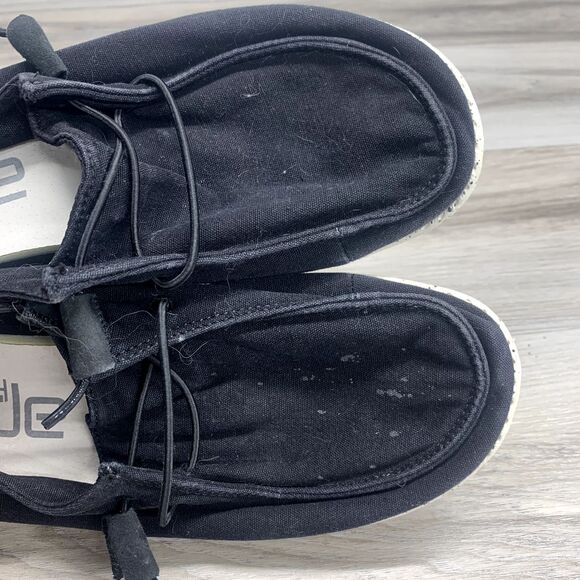 Hey Dude Wendy L Black Lightweight Casual Comfortable Slip On Shoes Size 7 - Picture 8 of 10
